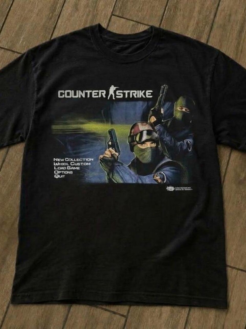 Gildan Black Counter-Strike Graphic Tee